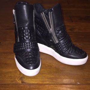 ASH leather sneaker wedges!